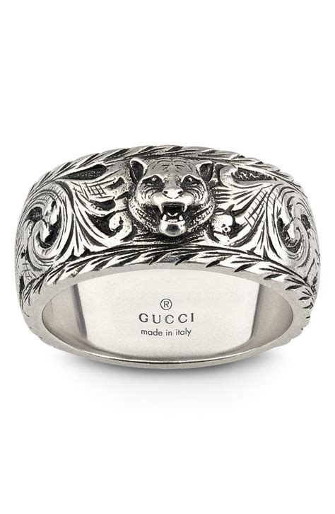 Gucci Men's Gatto Band Ring .